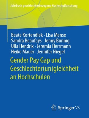cover image of Gender Pay Gap und Geschlechter(un)gleichheit an Hochschulen